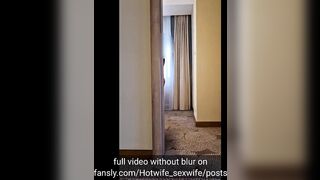 MILF is fucked by two husband is watching